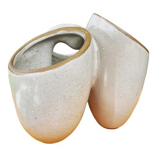 David Stewart Lions Valley Pottery Triple Succulent Planter For Sale