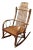 Folk Art Adirondack Bentwood Rocking Chair For Sale
