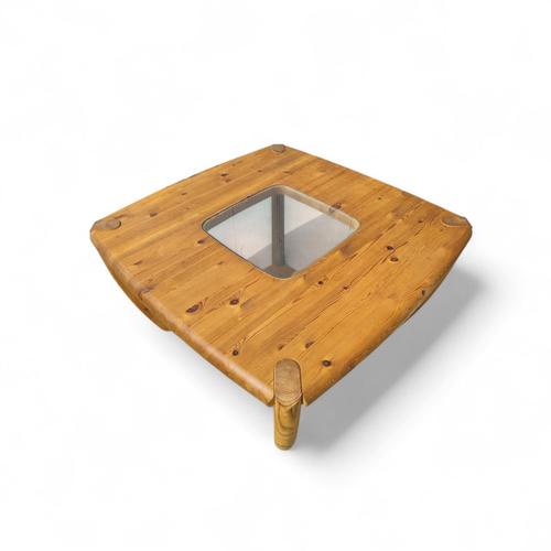 Vintage Pine Coffee Table by Rainer Daumiller, 1970s For Sale - Image 4 of 6