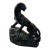 1950s Mid Century Modern Black Panther Tv Lamp For Sale
