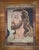 Glorious antique hand knotted carpet/tapestry depicting Jesus Signed
