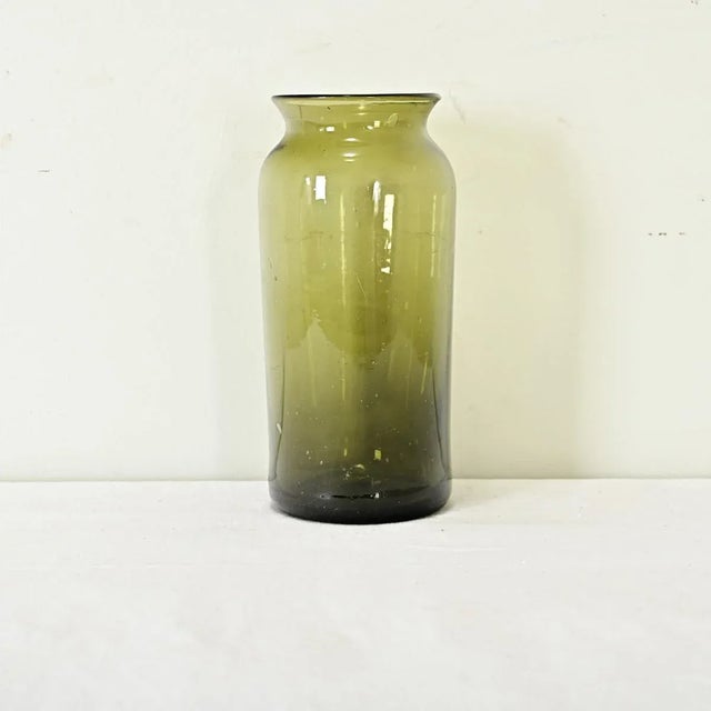 Late 18th Century French 18th Century Green Glass Picking Jar For Sale - Image 5 of 9