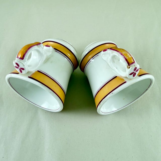 French Café Brûlot Cups, a Pair For Sale - Image 10 of 11