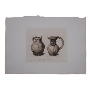 Antique Ltd. Ed. English Pottery Etching For Sale