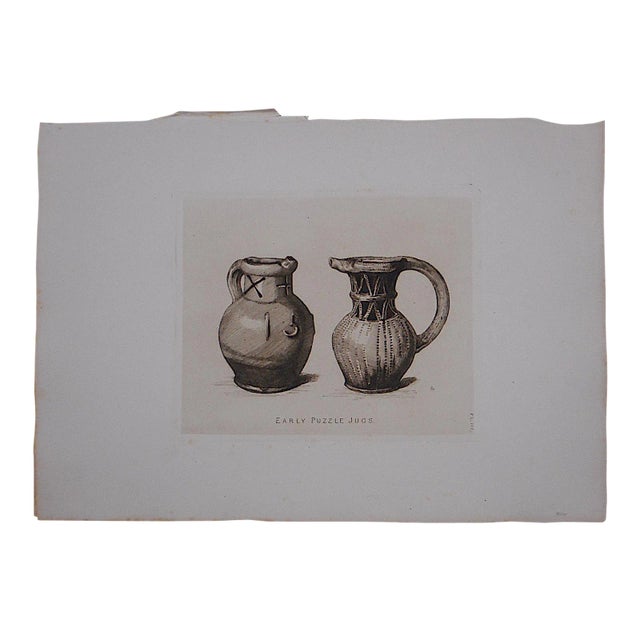 Antique Ltd. Ed. English Pottery Etching For Sale