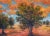 Item Description Oil Painting Landscape Colorful Clouds Pink Fields Grove Trees Impasto style (thick paint) Comes in the...