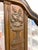 Antique Carved Wood Overmantel Mirror With Floral Urn Motifs and Scrolled Crest. For Sale - Image 9 of 11