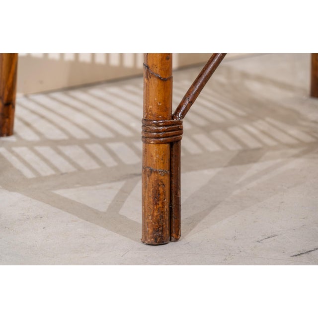 1950s Italian Bamboo Chairs, 1950s, Set of 4 For Sale - Image 5 of 14