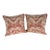 Pair of Authentic Fortuny Mezzaro / Mezziano Textile Pillows For Sale