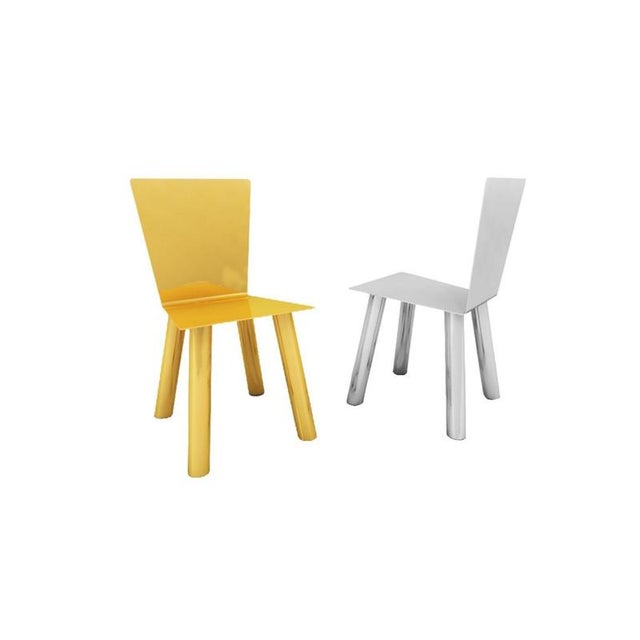 Fiocco Chair in Powder-Coated Aluminum by Altreforme For Sale - Image 11 of 12