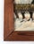 White Vintage Original Cottage Oil Painting: Framed Winter Landscape Art For Sale - Image 8 of 12