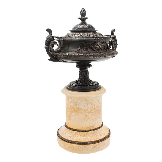 1930s Grand Tour Vintage Neo Classical Urn, Continental, Decorative Ornament For Sale