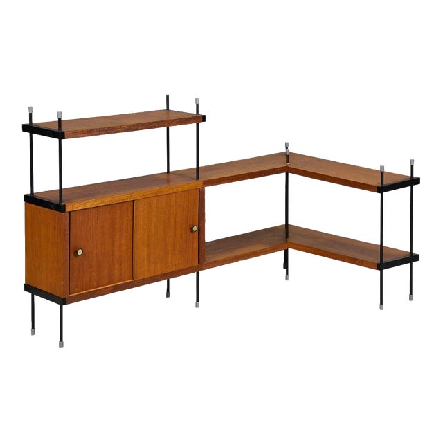 Mid 20th Century Vintage Danish Mid Century Modern Small Wood and Steel