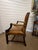 Wood Vintage English Leather Chair For Sale - Image 7 of 11