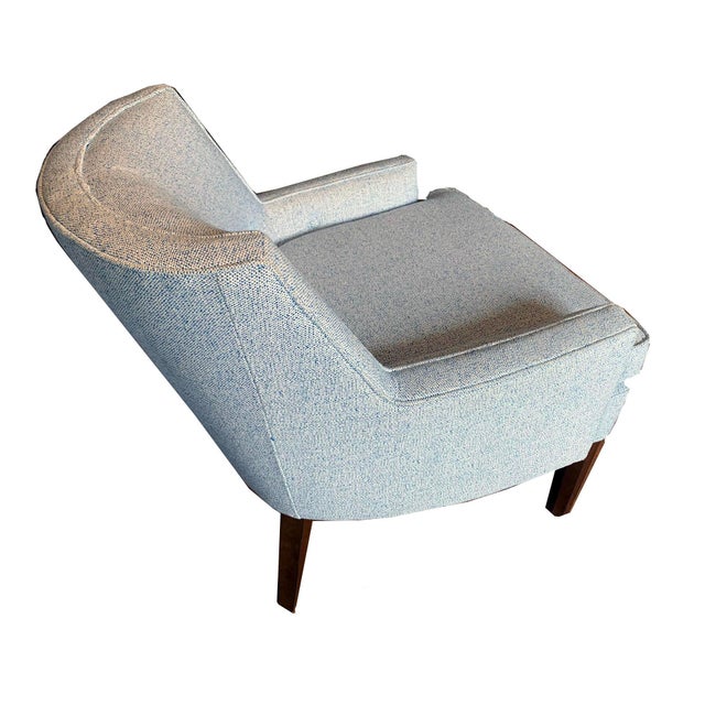 Thomas O Brien For Century Furniture Blue Tweed Accent Chairs A Pair Chairish