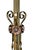 1900 - 1909 Art Nouveau Height Adjustable Standard Lamp in Brass and Copper, 1900 For Sale - Image 5 of 11