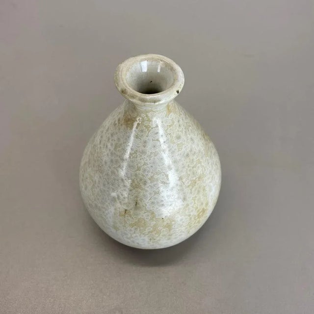 Abstract Ceramic Studio Pottery Vase from Gerhard Liebenthron, Germany, 1970s For Sale - Image 9 of 10