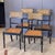 Traditional Set of Four Diminutive English Regency Ebonized and Caned Side Chairs For Sale - Image 3 of 13