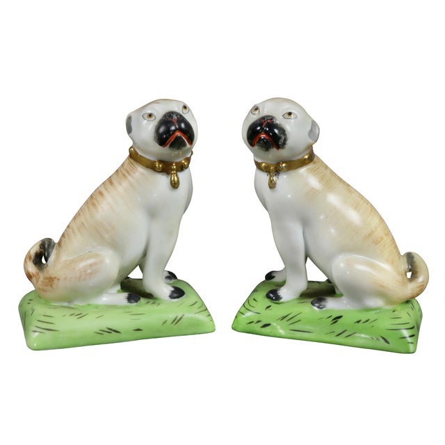 Collection of Forty Two-Pottery and Porcelain Pug Dogs For Sale In Boston - Image 6 of 13