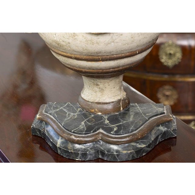 Neoclassical Late 19th Century Pair of Neoclassical Urn-Form Architectural Elements For Sale - Image 3 of 6
