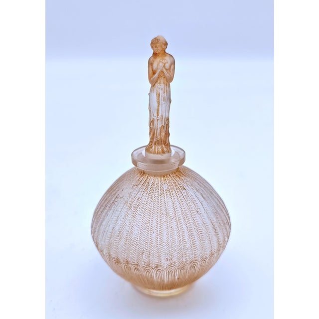Glass Perfume Bottle with Roses by René Lalique for Dorsay, 1914 For Sale - Image 11 of 11