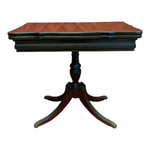 1920 Antique Crutch Mahogany Game Table