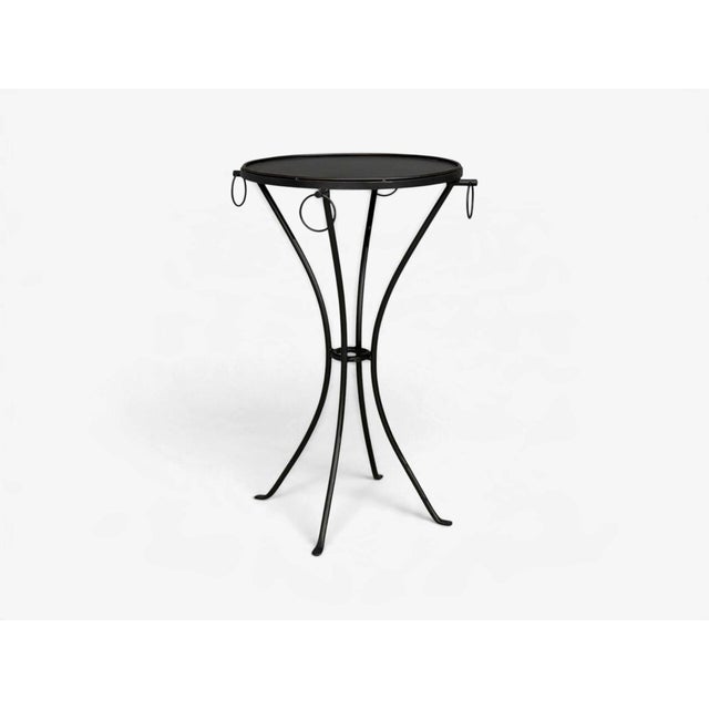 Jean-Michel Frank Style, Side Tables or Gueridons, Painted Iron, 20th C. For Sale In New York - Image 6 of 12