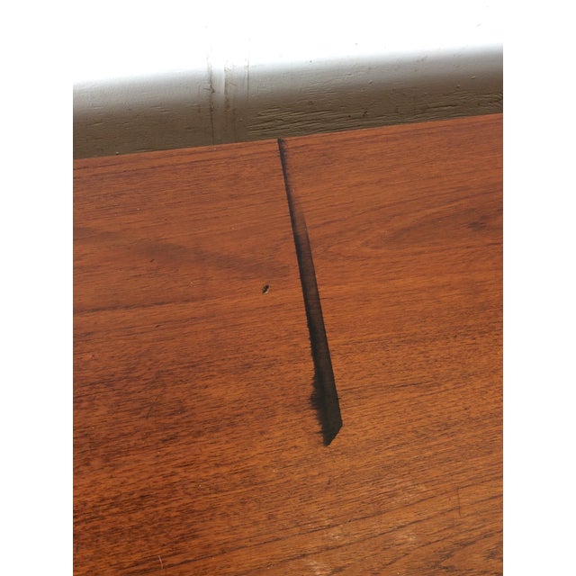 Danish Modern Teak 8 Drawer Lowboy Dresser For Sale - Image 12 of 18