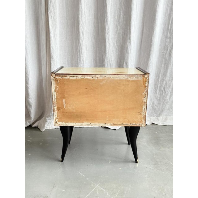 Mid-Century Modern Wooden Bedside Tables by Vittorio Dassi, 1950s, Set of 2 For Sale - Image 14 of 18