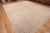 Chic Large Primitive Motif Ivory Modern Area Rug, Country of Origin: Central Asia, Circa date: Modern Rugs – The past...
