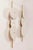 Contemporary Pair of Elsa Foulon Achille Wall Sconces, Ceramic + Hammered Brass For Sale - Image 3 of 5