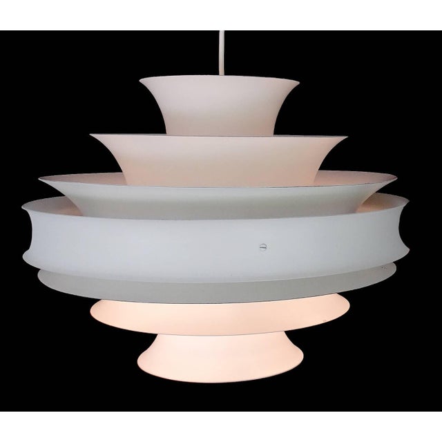 Mid-Century Modern Large Danish Modern Style Pendant Light For Sale - Image 3 of 18