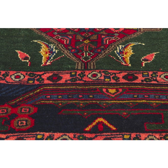 Vintage Persian Hamadan Rug - 05'04 x 07'09 For Sale - Image 4 of 10