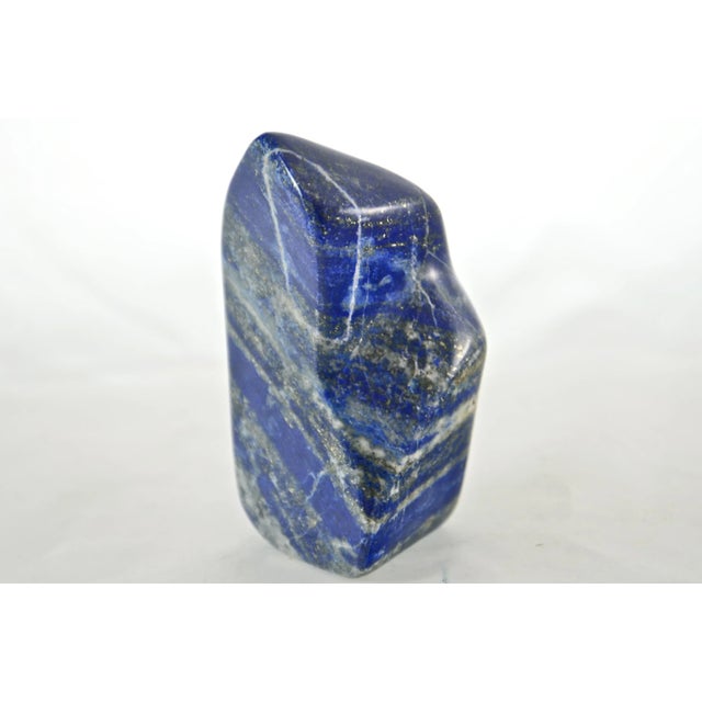 1980s Carved Blue Lapis Stone For Sale - Image 5 of 7