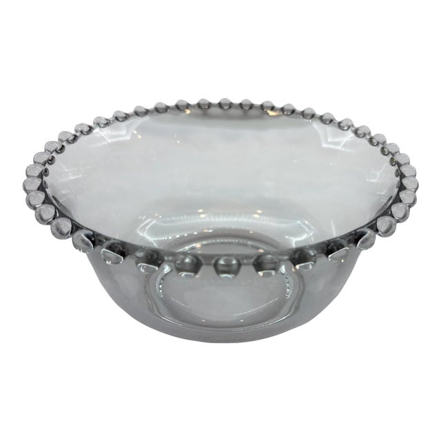 Mid 20th Century Imperial Glass Candlewick Cottage Cheese Bowl For Sale