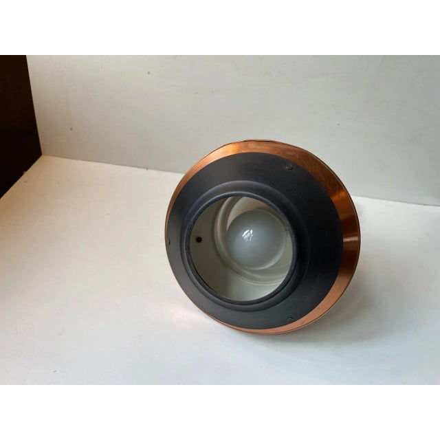 Metal Scandinavian Modern Pendant Lamp by Ernest Voss, 1950s For Sale - Image 7 of 8