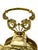 Vintage Art Deco Figural Brass Peacock Folding Fireplace Screen, Circa 1925. For Sale - Image 4 of 9