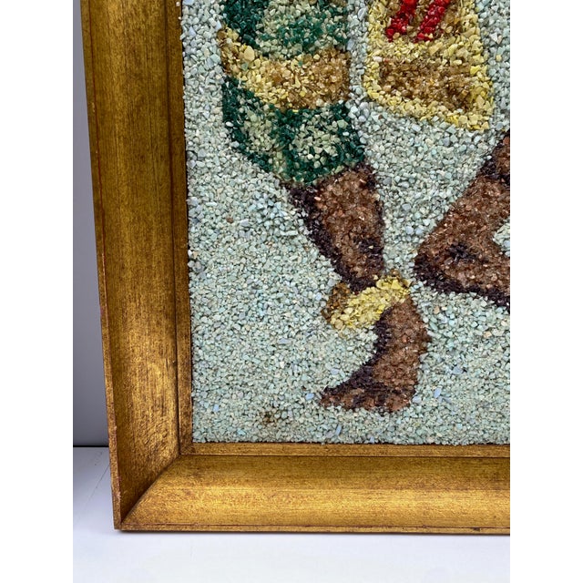 Sculpture Materials Pair of Framed Colorful Thai Dancing Figures For Sale - Image 7 of 12