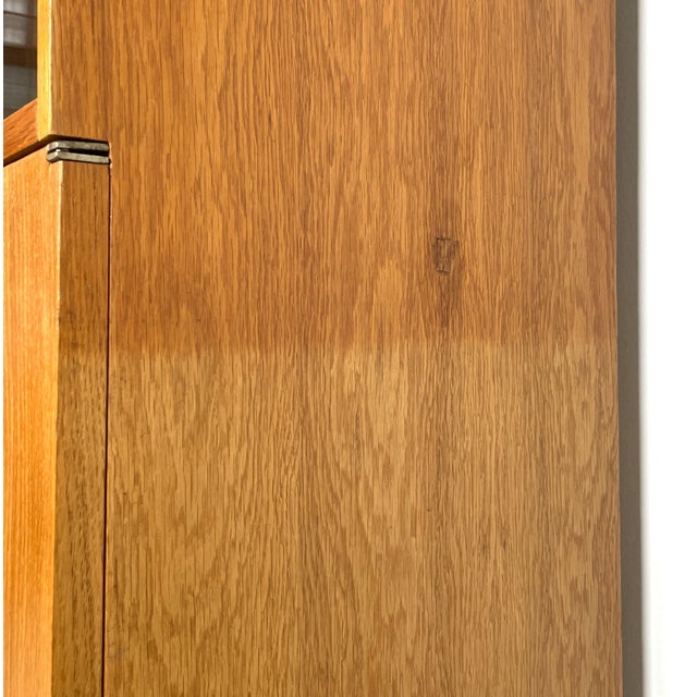 Highboard on Hairpin Legs in Oak For Sale - Image 11 of 17