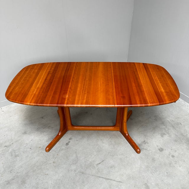Mid-Century Modern Danish Extendable Oval Dining Table, 1960s For Sale - Image 15 of 17