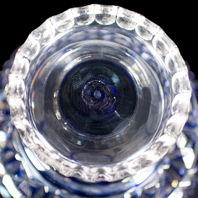 1930s Vintage English Glass Decorative Bowl For Sale - Image 11 of 12