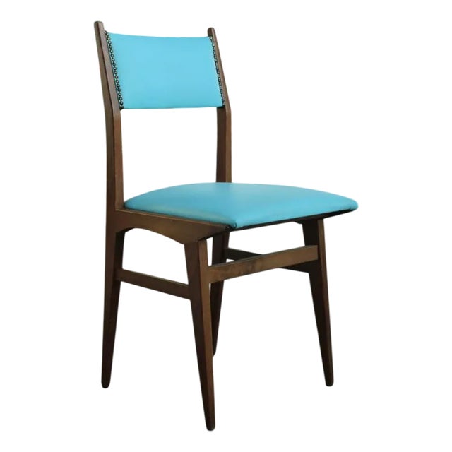 Blue Skai Chairs, 1960, Set of 4 For Sale