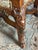 French Late 20th Century Louis XV Style Carved Wood Window Bench in Leopard & Floral Tapestry For Sale - Image 3 of 12