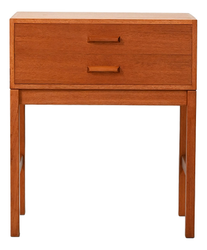 Scandinavian Teak Bedside Table, 1960s