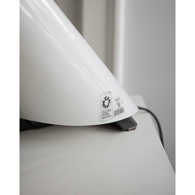 Black Ibis Murano Glass Table Lamp from Leucos, 1970s For Sale - Image 8 of 10