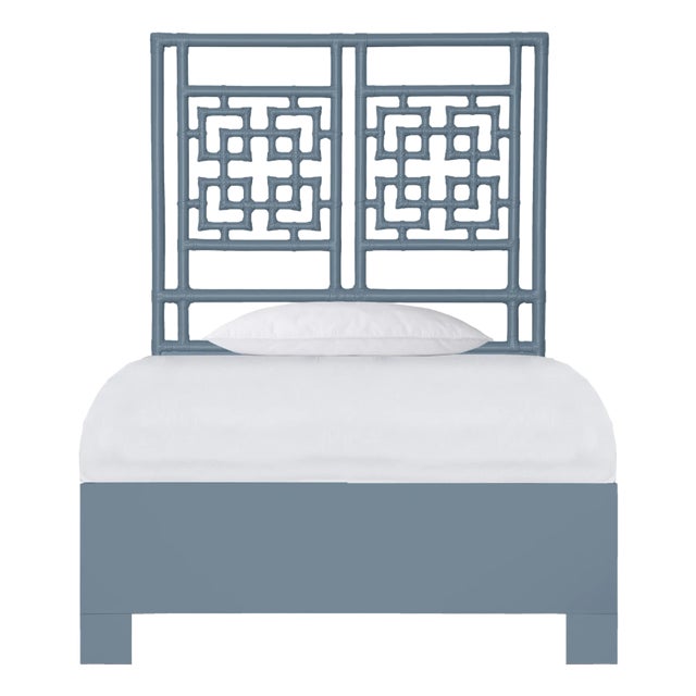 Palm Springs Standard Bed Twin Extra Long, Regatta Blue For Sale