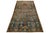 Mid-Century Modern Antique Malayer Hand-Knotted Wool Rug - Distressed Muted Slate Blue & Terracotta For Sale - Image 3 of 9