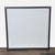 This Pottery Barn mirror features a simple, square shape with a sleek, thin black metal frame. Brand: Pottery Barn....