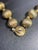 Mid 20th Century Mid 20th Century Earrings Marked Lisner & Necklace Lisner Style With Satin Etched Directly Into the Gold-Tone Metal For Sale - Image 5 of 6