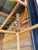 Tan Pair of Vintage Faux Bamboo Metal Twin Four-Poster Canopy Beds For Sale - Image 8 of 12